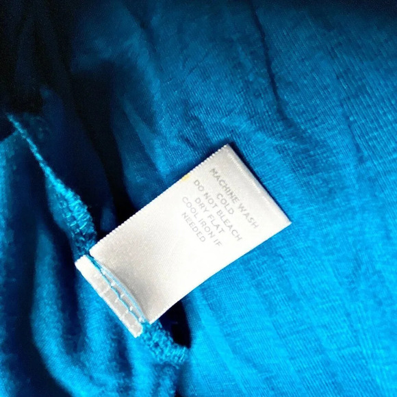 NWT Avenue Blue Tank Dress Tie Waist Women's 26/28 Midi Flowy Summer - Picture 12 of 13